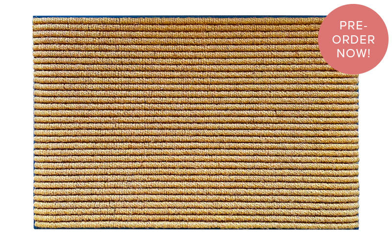 Durable Ribbed Coir Doormat
