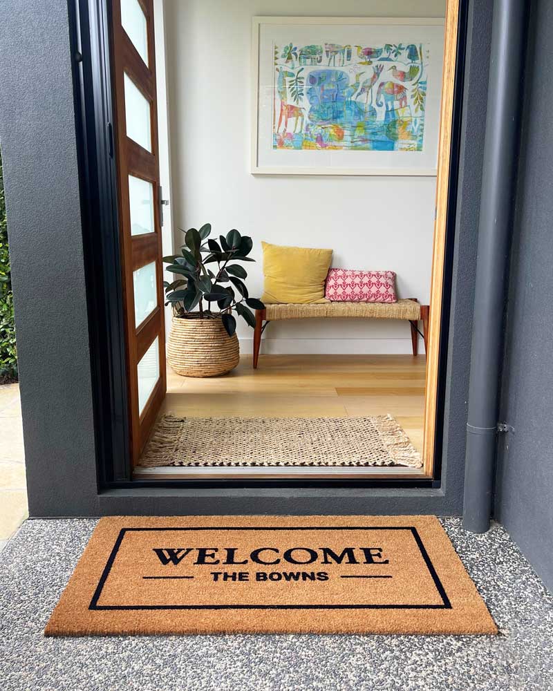 Classic Welcome Custom Doormat