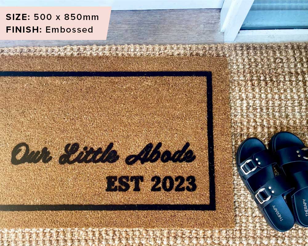 Our Little Abode Custom Doormat